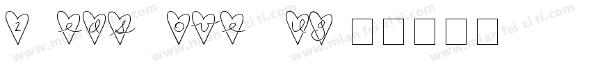 2Peas Love Bug字体转换
